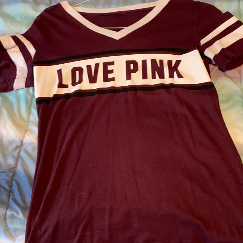 PINK v neck